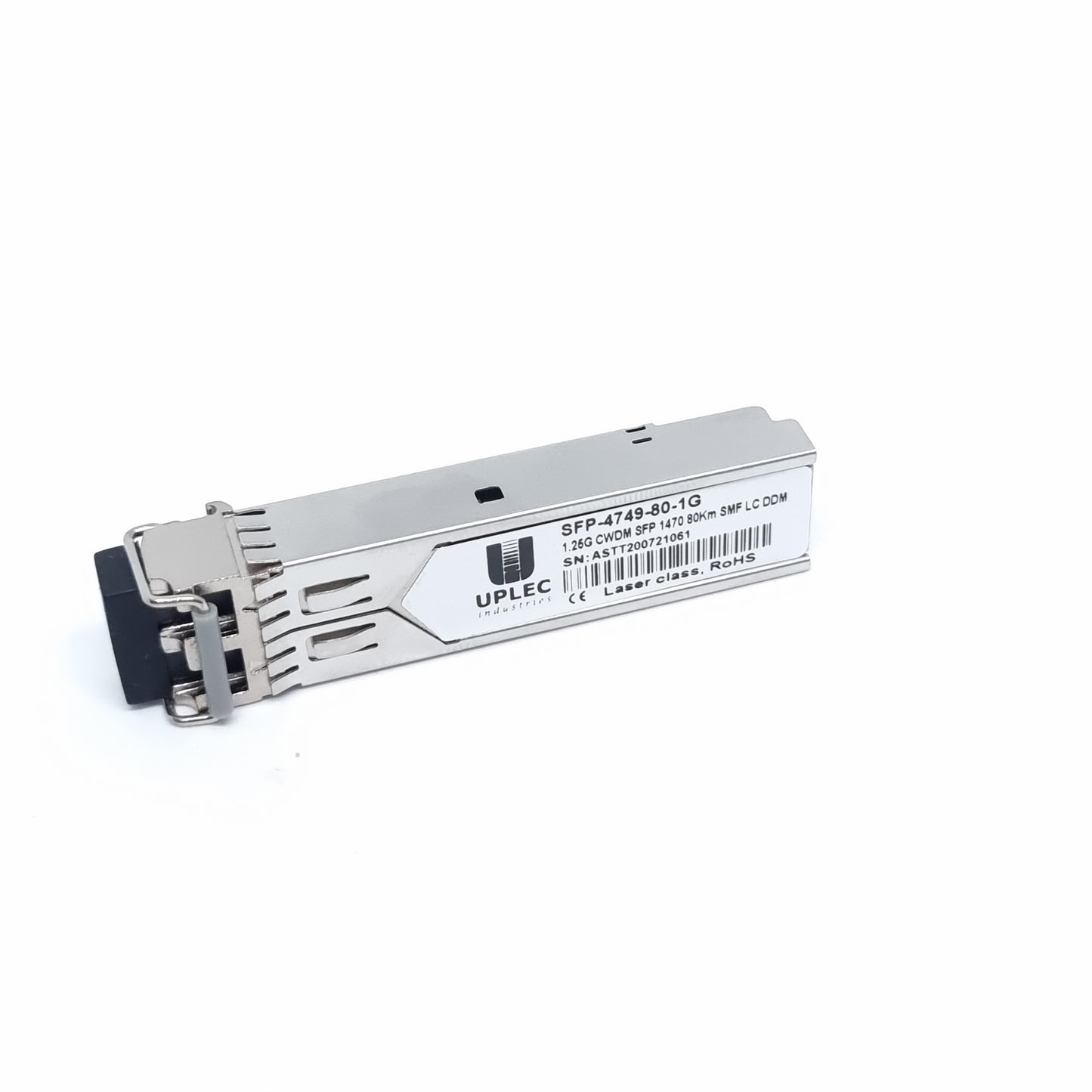 1.25Gbps CDWM SFP, 1a 80km duplex 1470/1490nm industrial temp